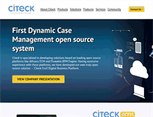 Tablet Screenshot of citeck.com
